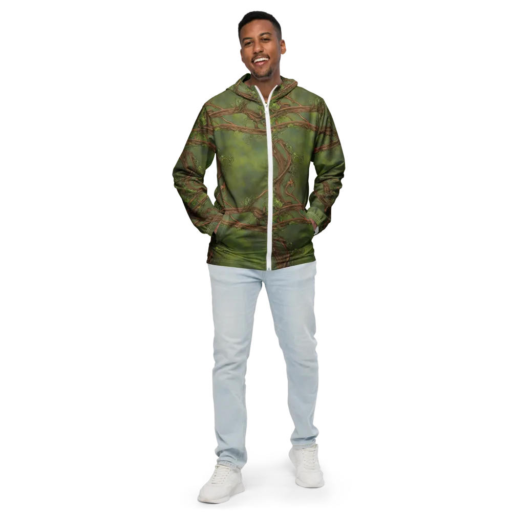 Vineyard Reverie on Men's Windbreaker — Front