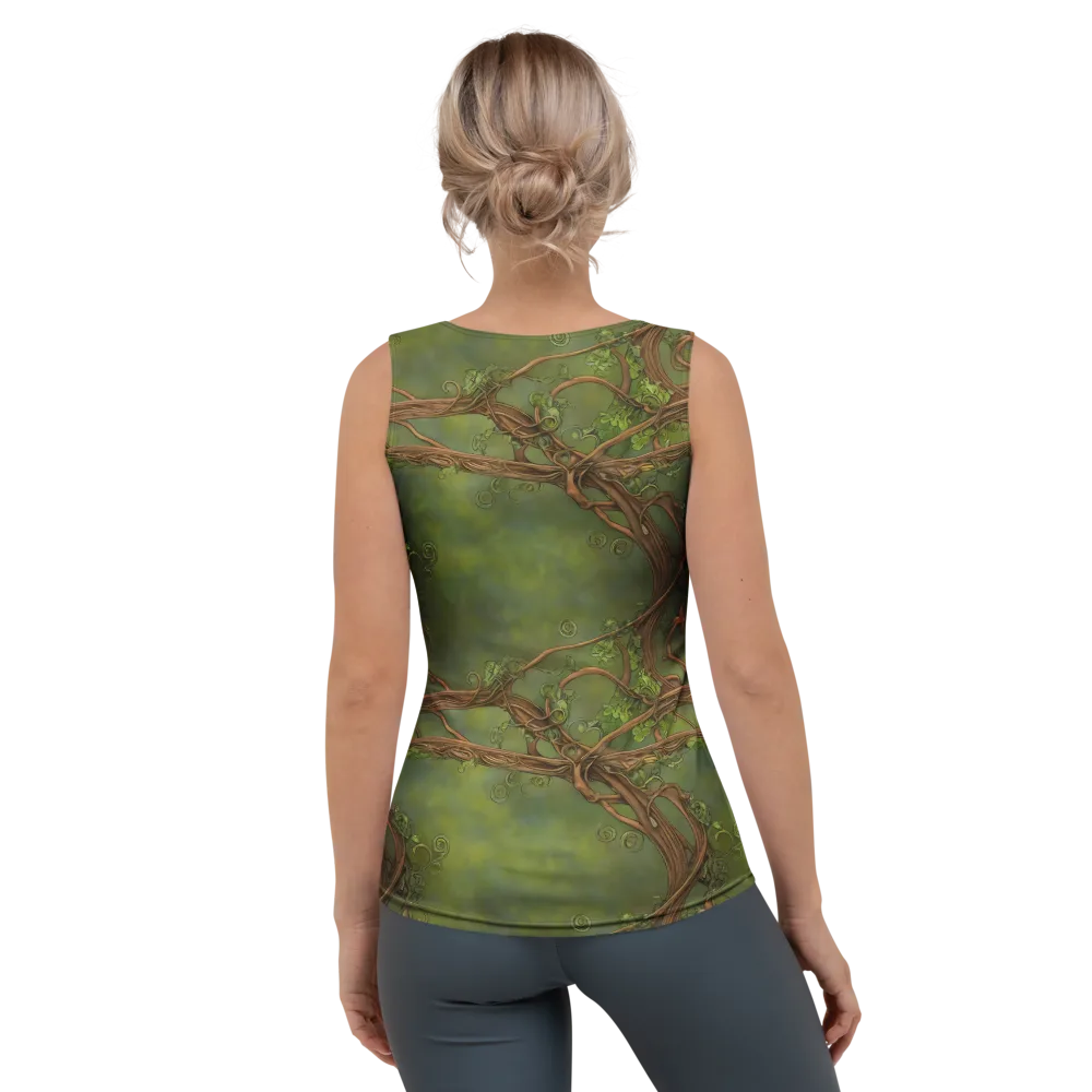 Vineyard Reverie on Women's Tank Top — Back