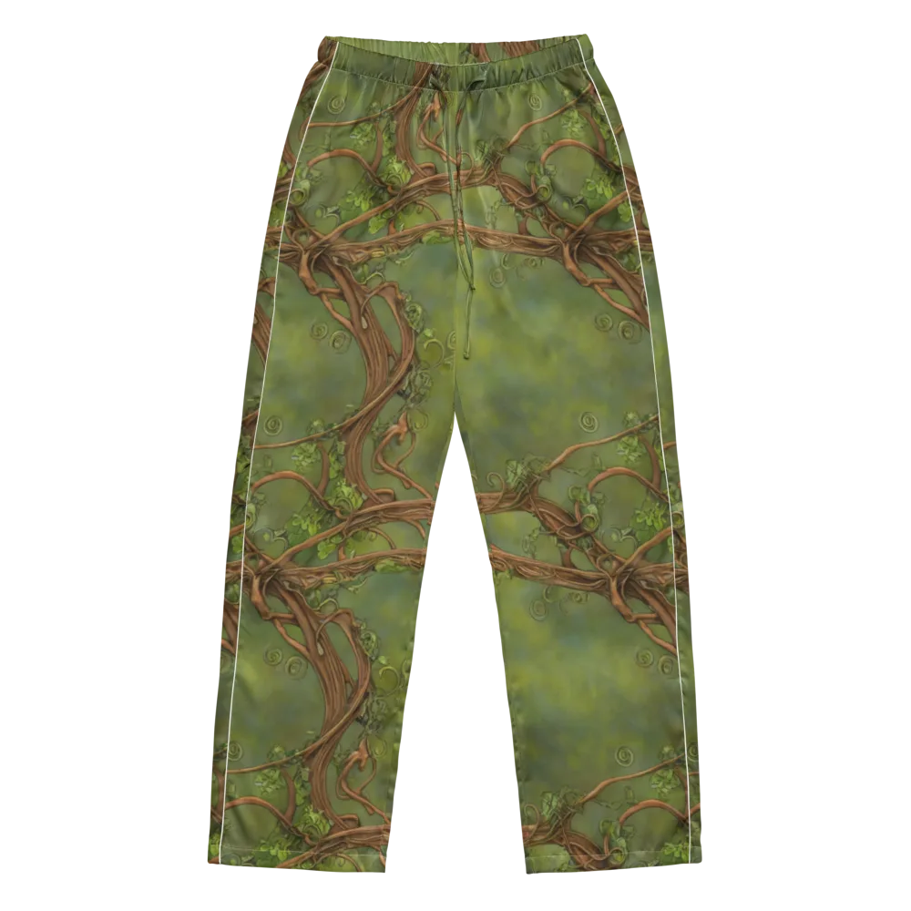 Vineyard Reverie on Women's Pajama Pants — Front