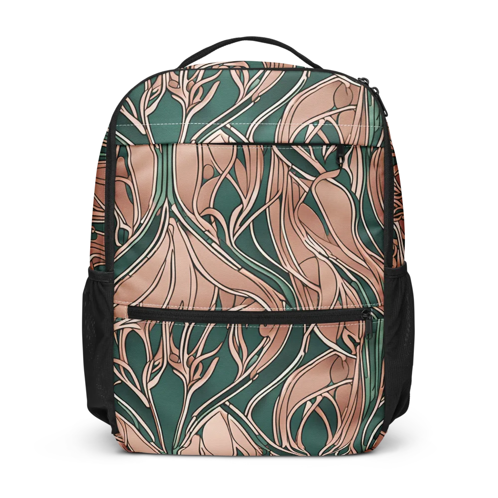 Rosewater Nouveau on Utility Backpack — Front