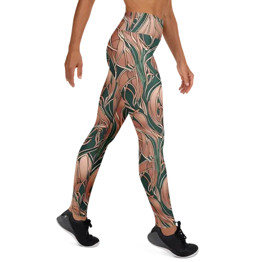 Rosewater Nouveau on a Yoga Leggings