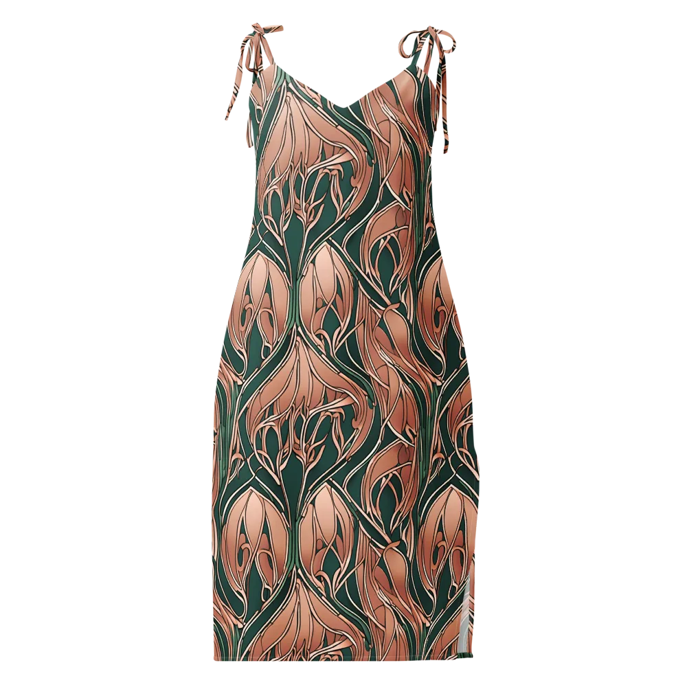 Rosewater Nouveau on Slip Dress — Front