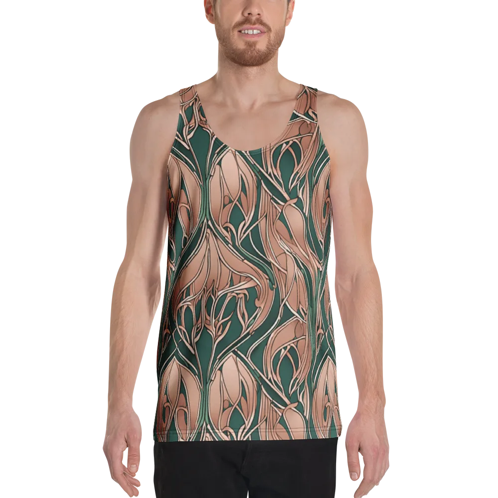 Rosewater Nouveau on Men's Tank Top — Front