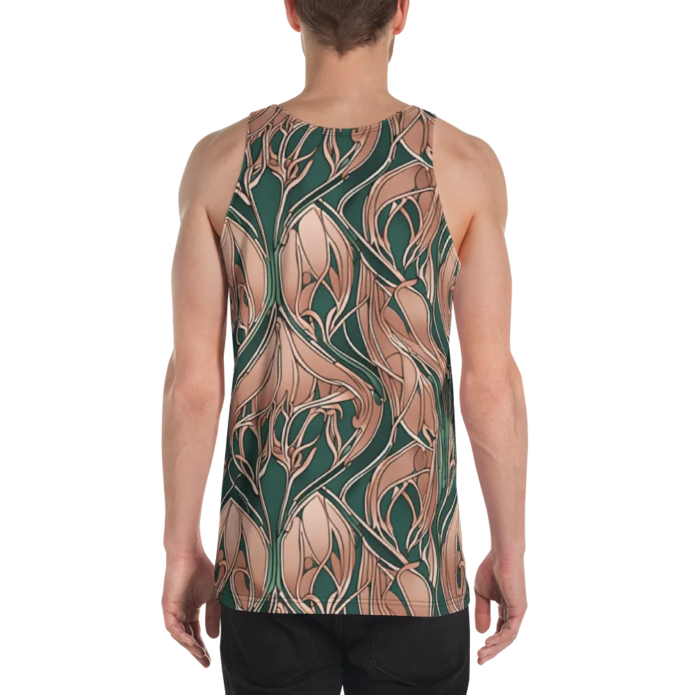 Rosewater Nouveau on Men's Tank Top — Back