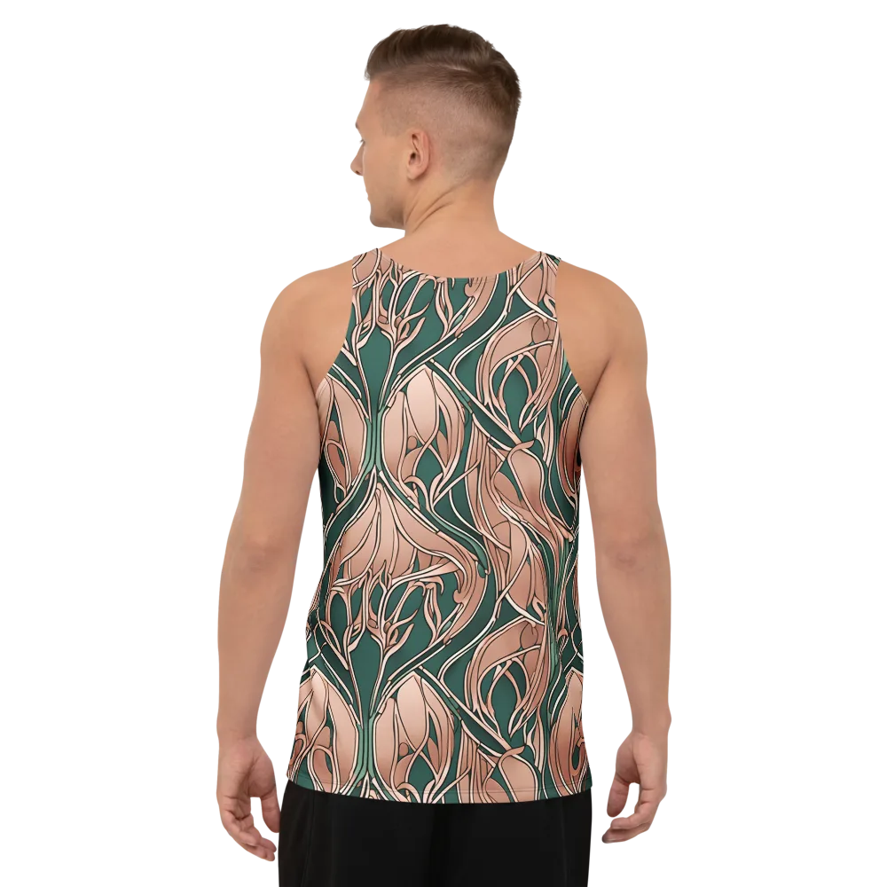 Rosewater Nouveau on Men's Tank Top — Back