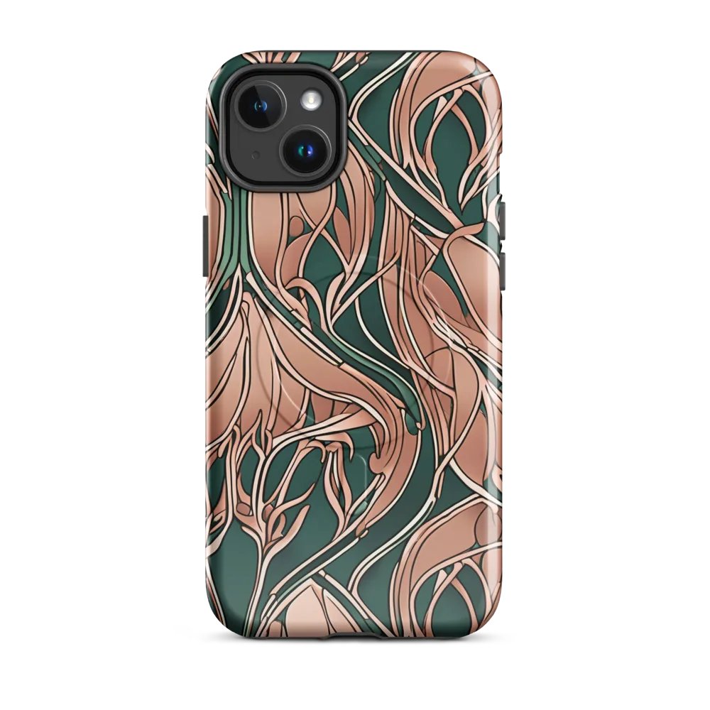 Rosewater Nouveau on MagSafe Tough Case for iPhone® — Front