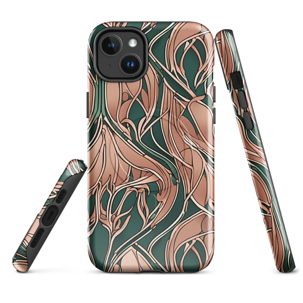 Rosewater Nouveau on MagSafe Tough Case for iPhone® — Front