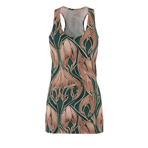 Rosewater Nouveau on a Racerback Dress