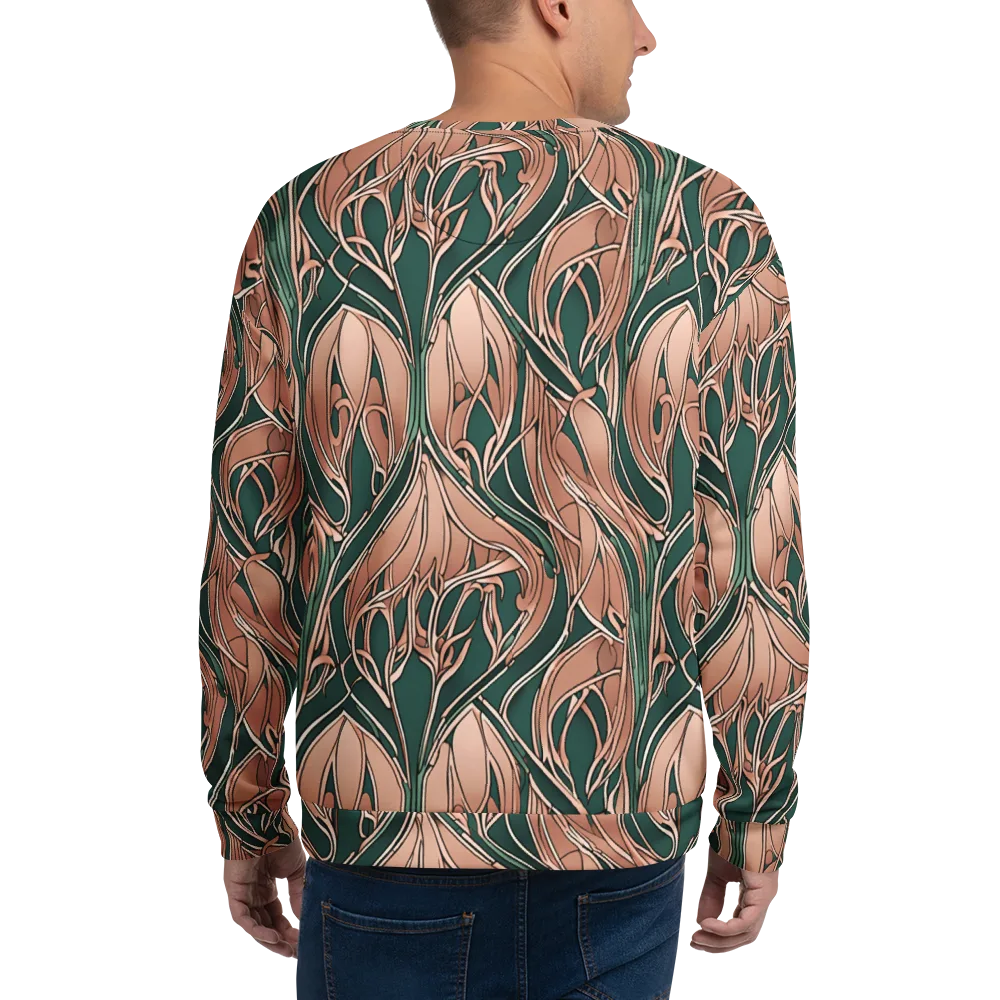 Rosewater Nouveau on Sweatshirt — Back