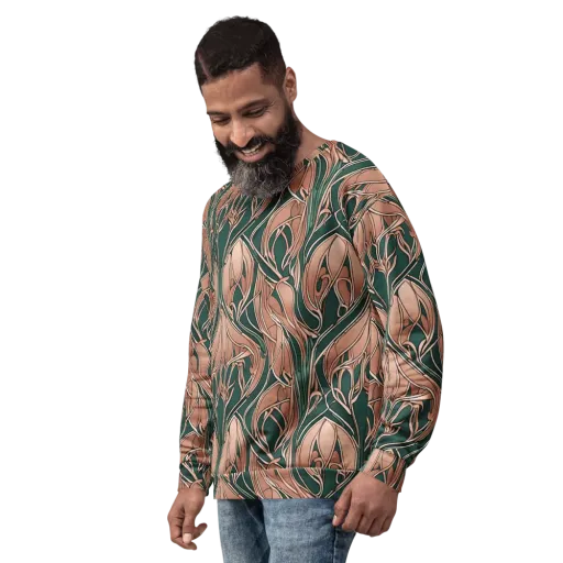 Rosewater Nouveau on a Sweatshirt
