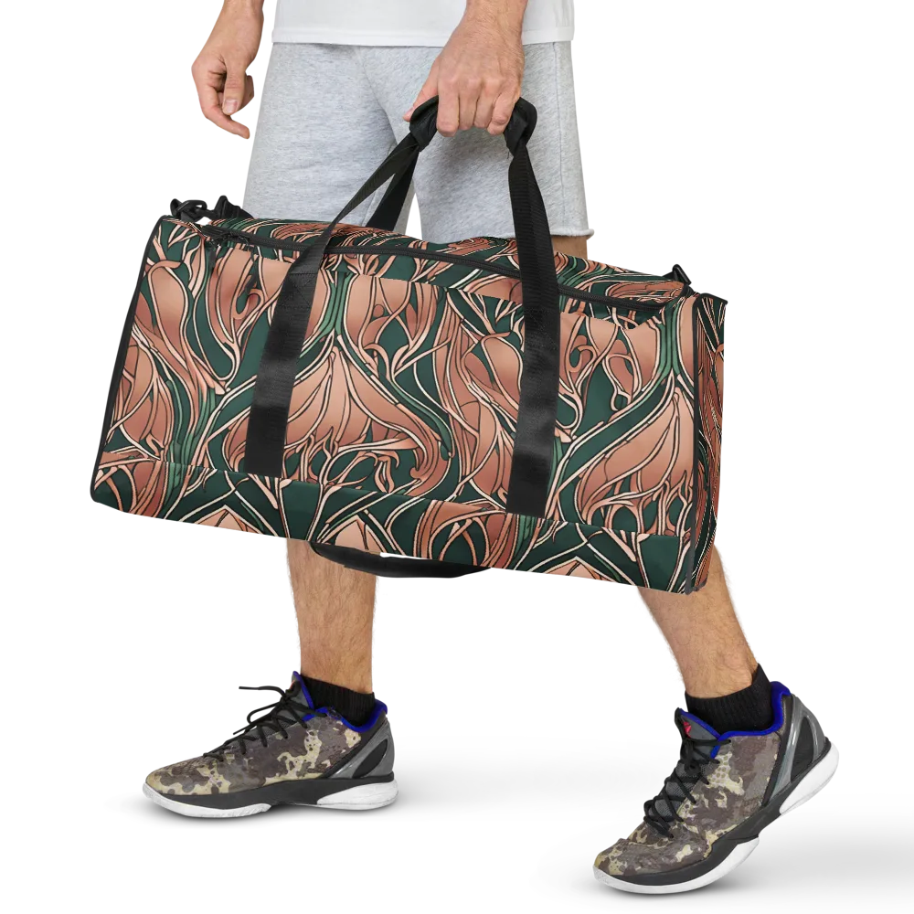 Rosewater Nouveau on Duffle Bag — Front