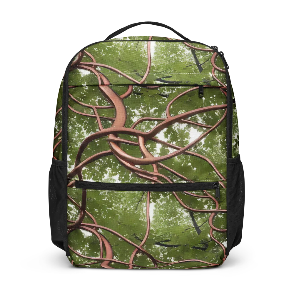 Copper Tendril on Utility Backpack — Front