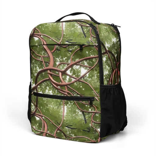 Copper Tendril on a Utility Backpack