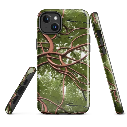Copper Tendril on a MagSafe Tough Case for iPhone®