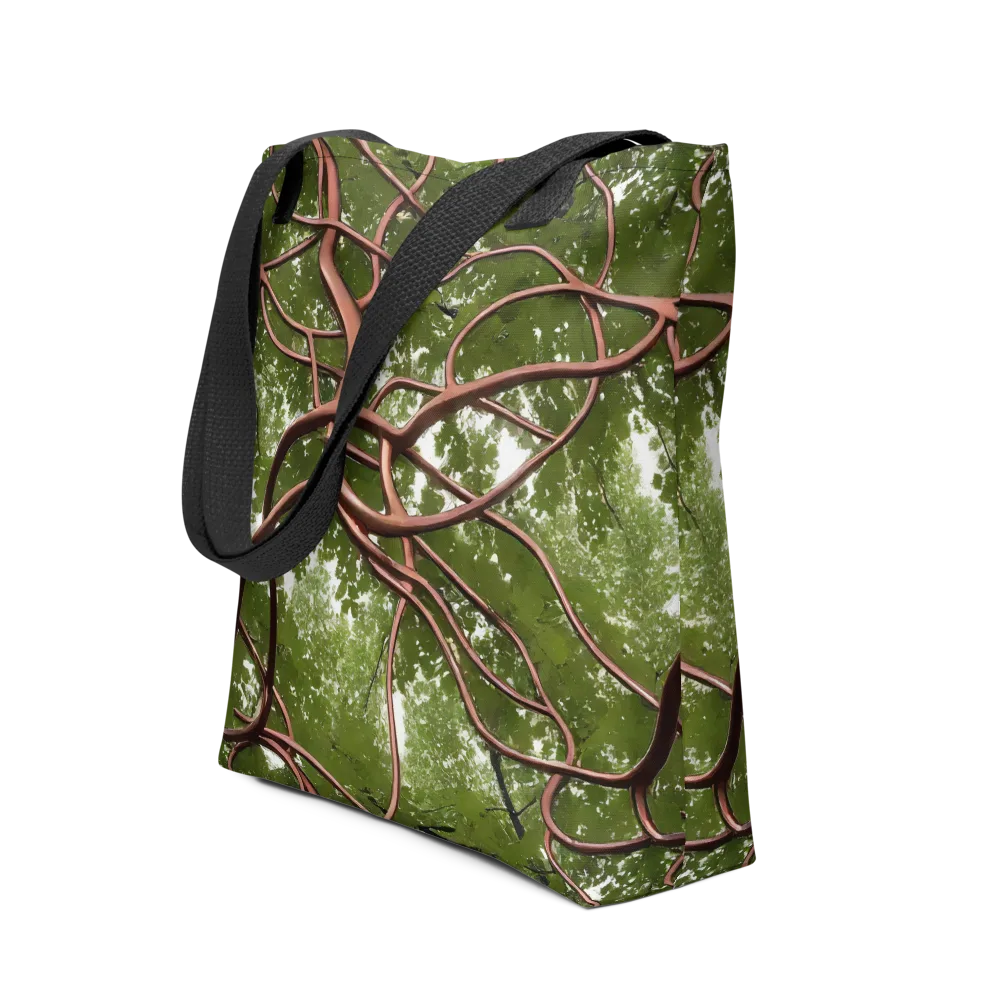 Copper Tendril on Tote Bag — Front