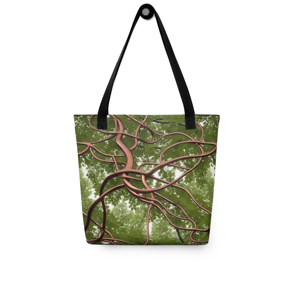 Copper Tendril on Tote Bag — Front