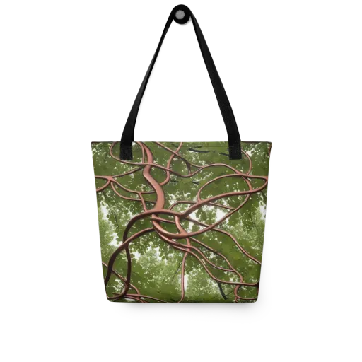 Copper Tendril on a Tote Bag