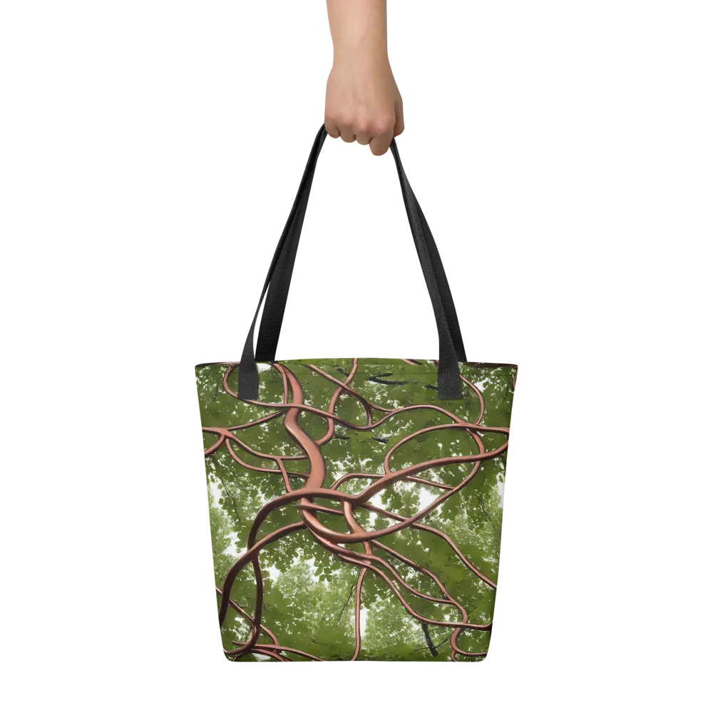 Copper Tendril on Tote Bag — Front