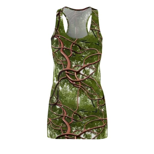 Copper Tendril on a Racerback Dress