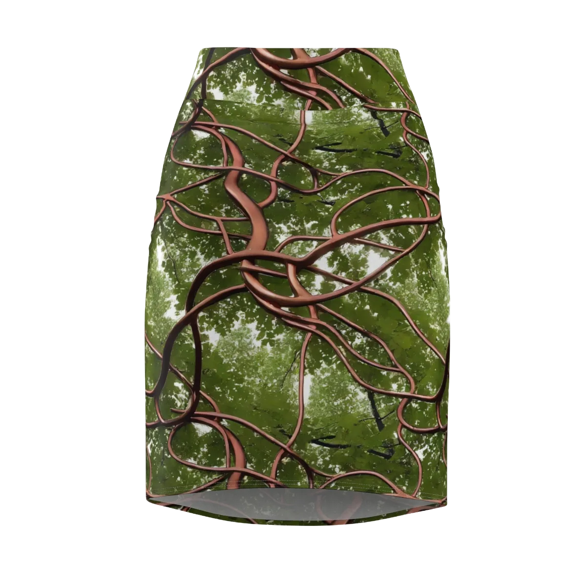 Copper Tendril on Pencil Skirt — Front