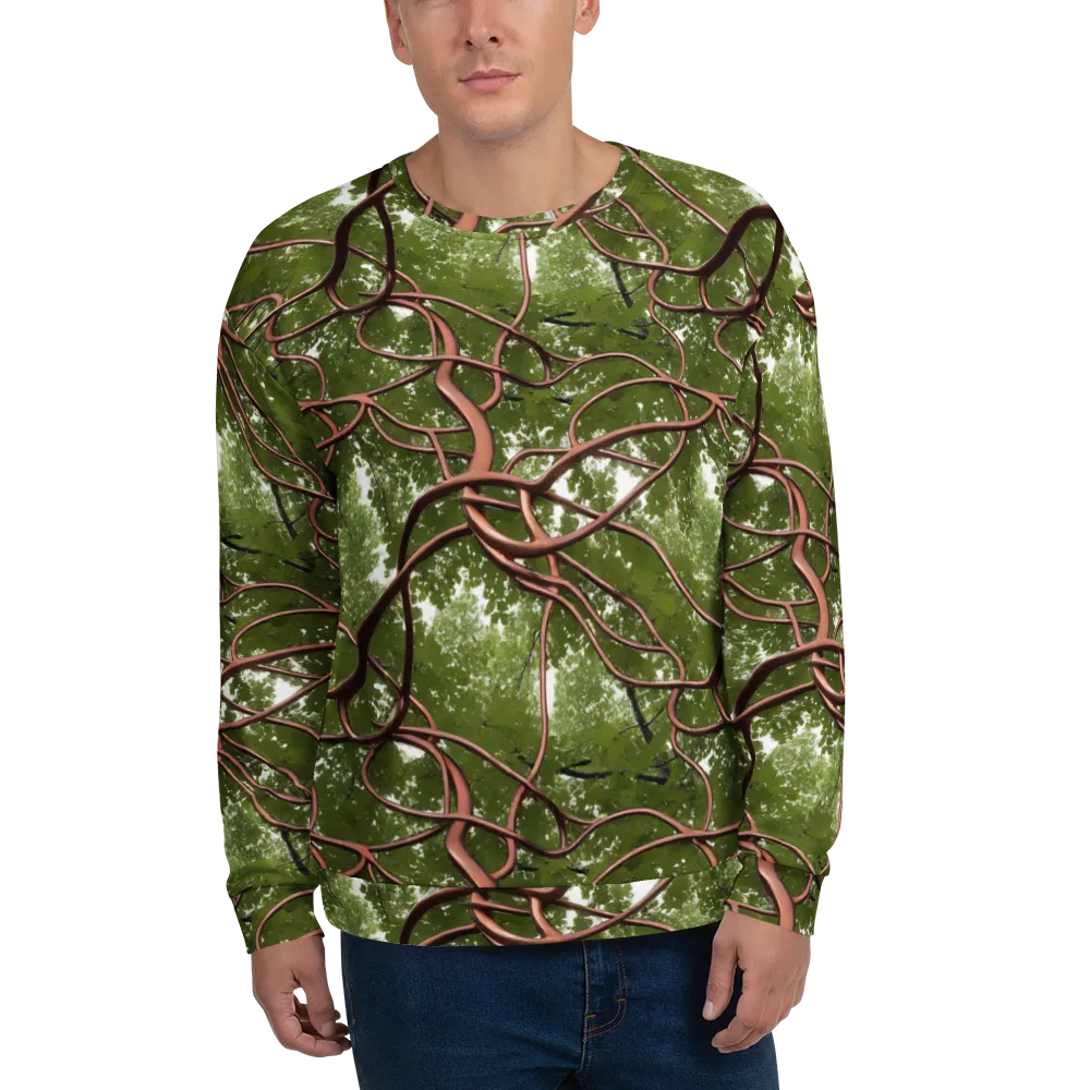 Copper Tendril on Sweatshirt — Front