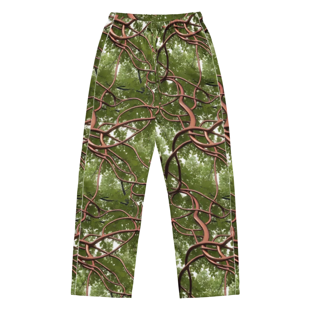 Copper Tendril on Women's Pajama Pants — Front