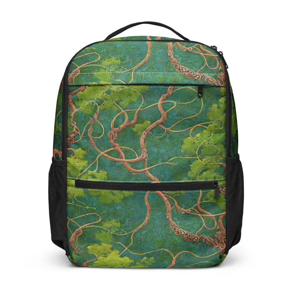 Emerald Tangle on Utility Backpack — Front