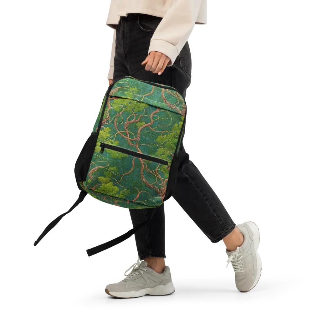 Emerald Tangle on Utility Backpack — Front