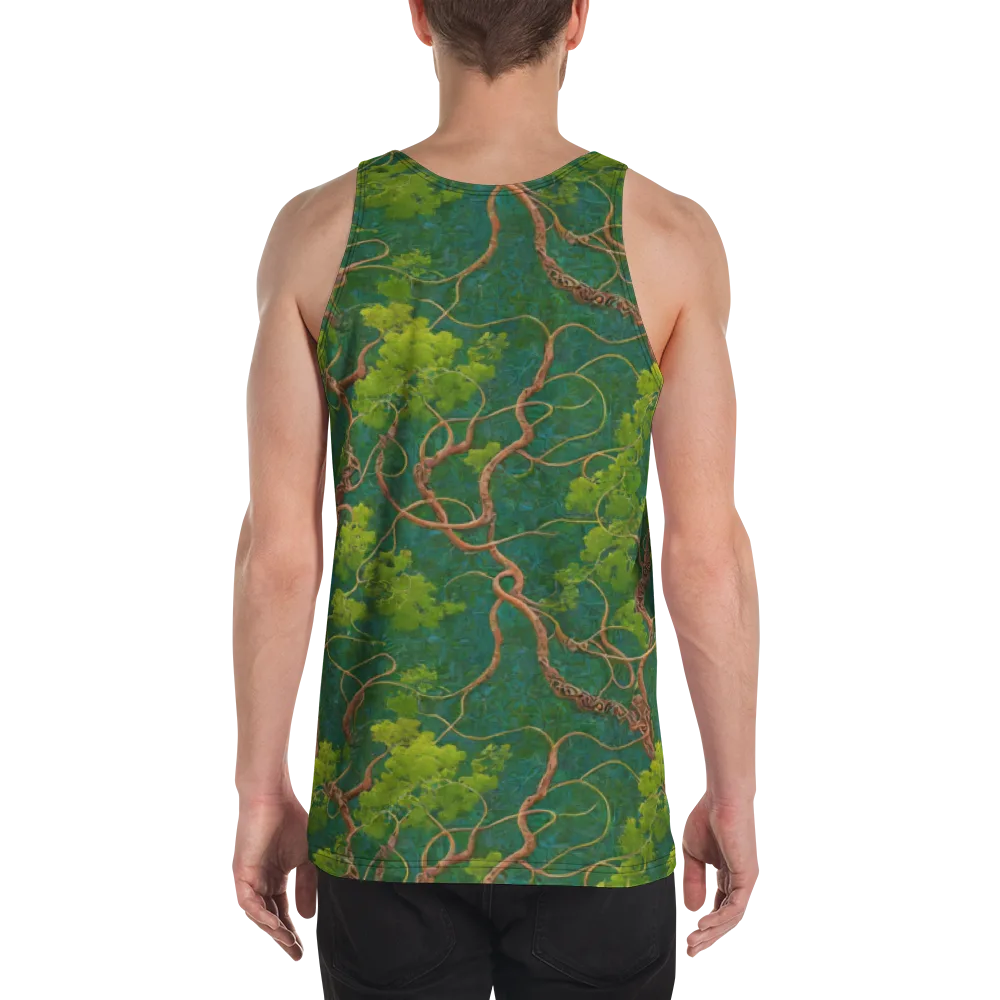 Emerald Tangle on Men's Tank Top — Back