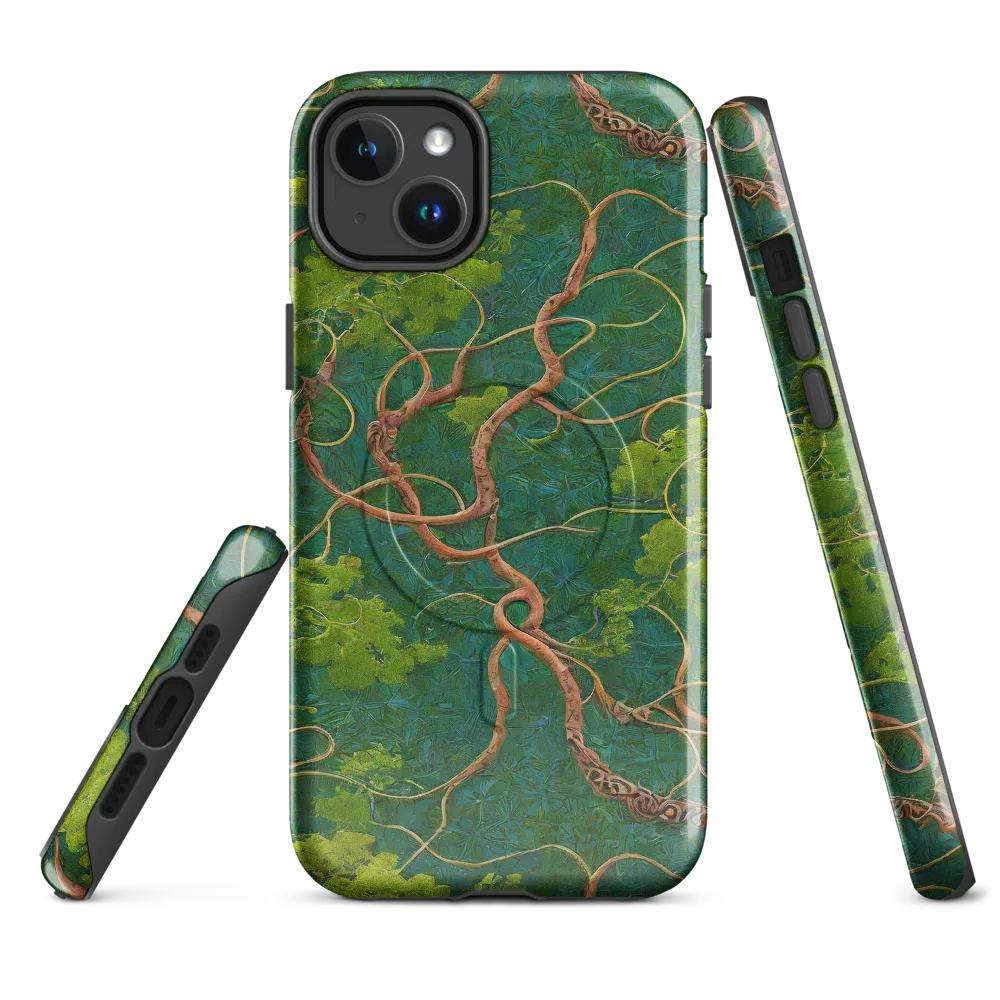 Emerald Tangle on MagSafe Tough Case for iPhone® — Front