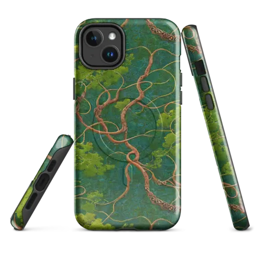 Emerald Tangle on a MagSafe Tough Case for iPhone®