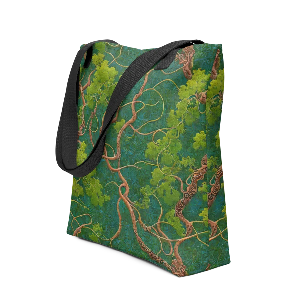Emerald Tangle on Tote Bag — Front