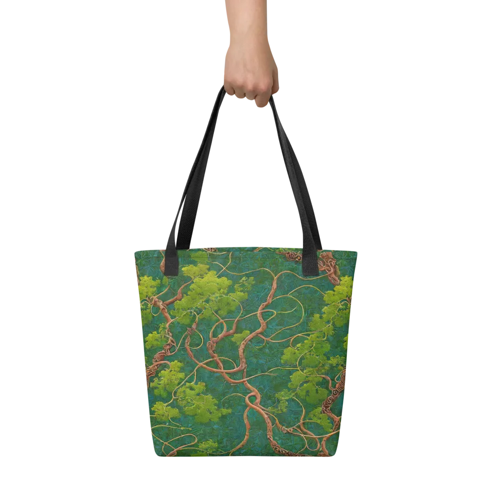 Emerald Tangle on Tote Bag — Front