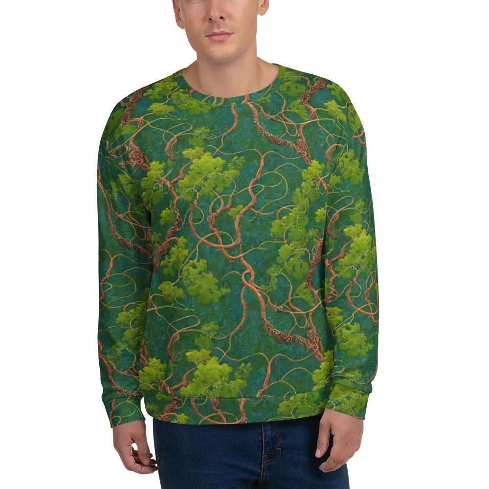 Emerald Tangle on Sweatshirt — Front