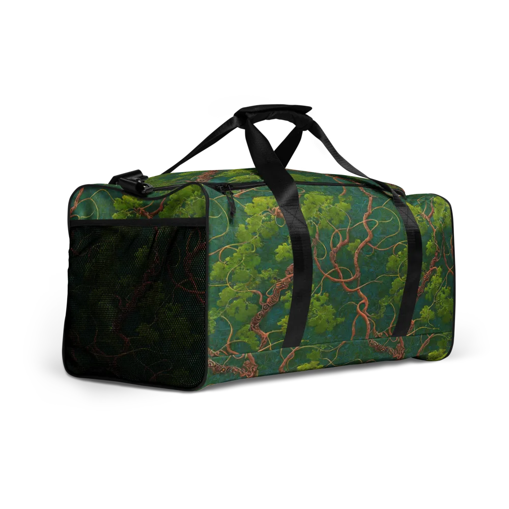 Emerald Tangle on Duffle Bag — Right Front
