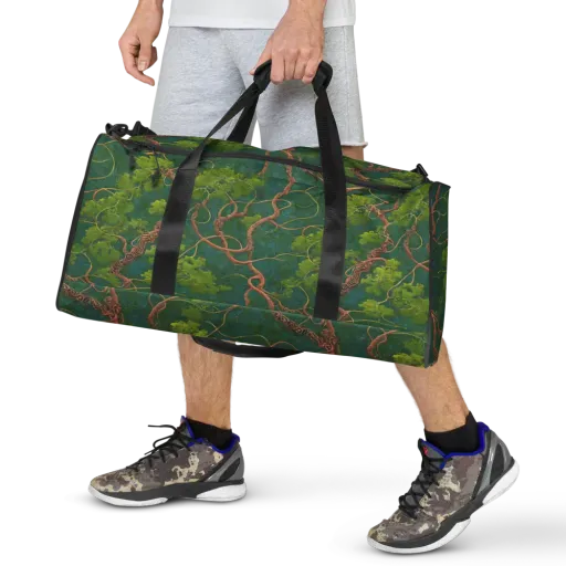 Emerald Tangle on a Duffle Bag