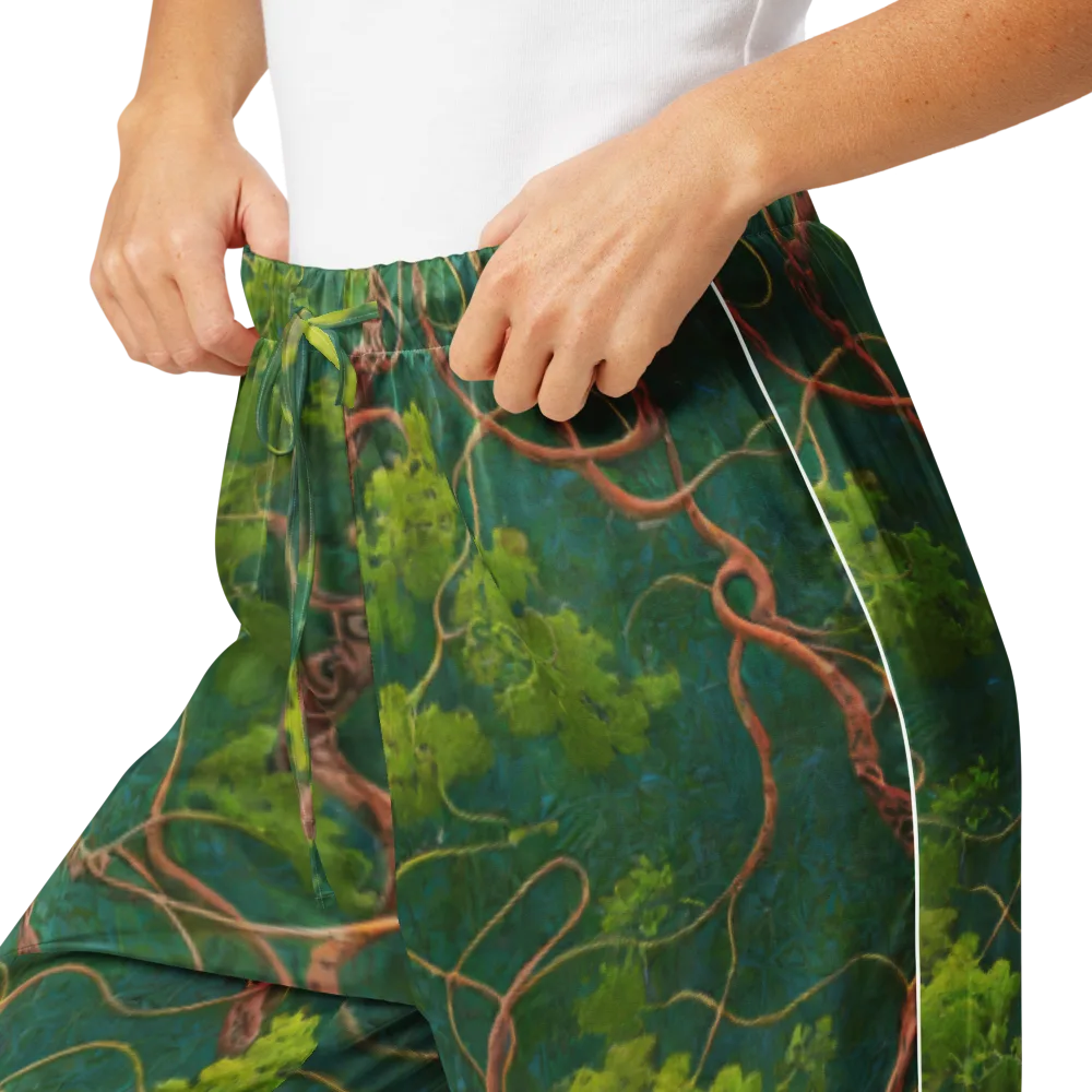 Emerald Tangle on Women's Pajama Pants — Product details