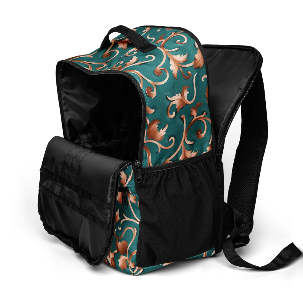Copper Arabesque on Utility Backpack — Product details 2