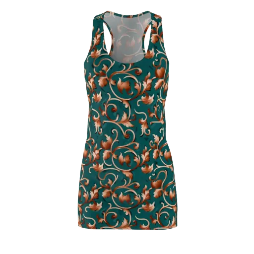 Copper Arabesque on a Racerback Dress