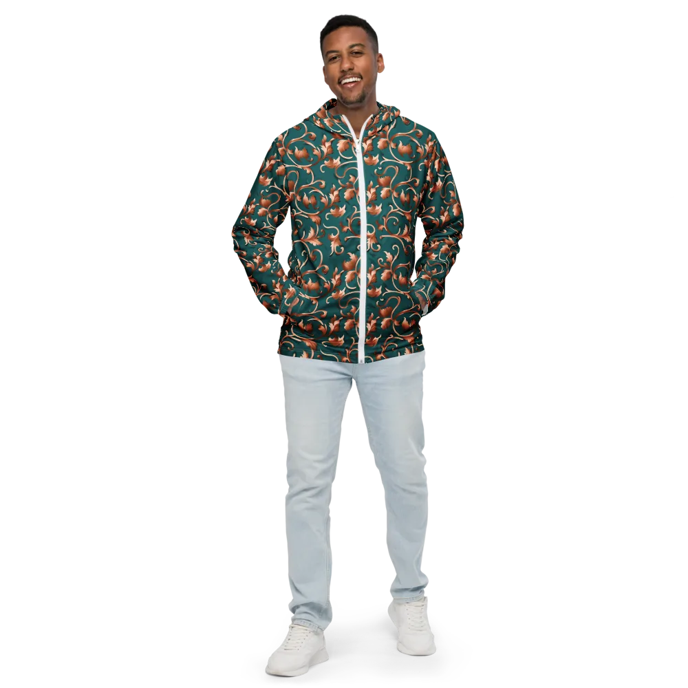 Copper Arabesque on Men's Windbreaker — Front