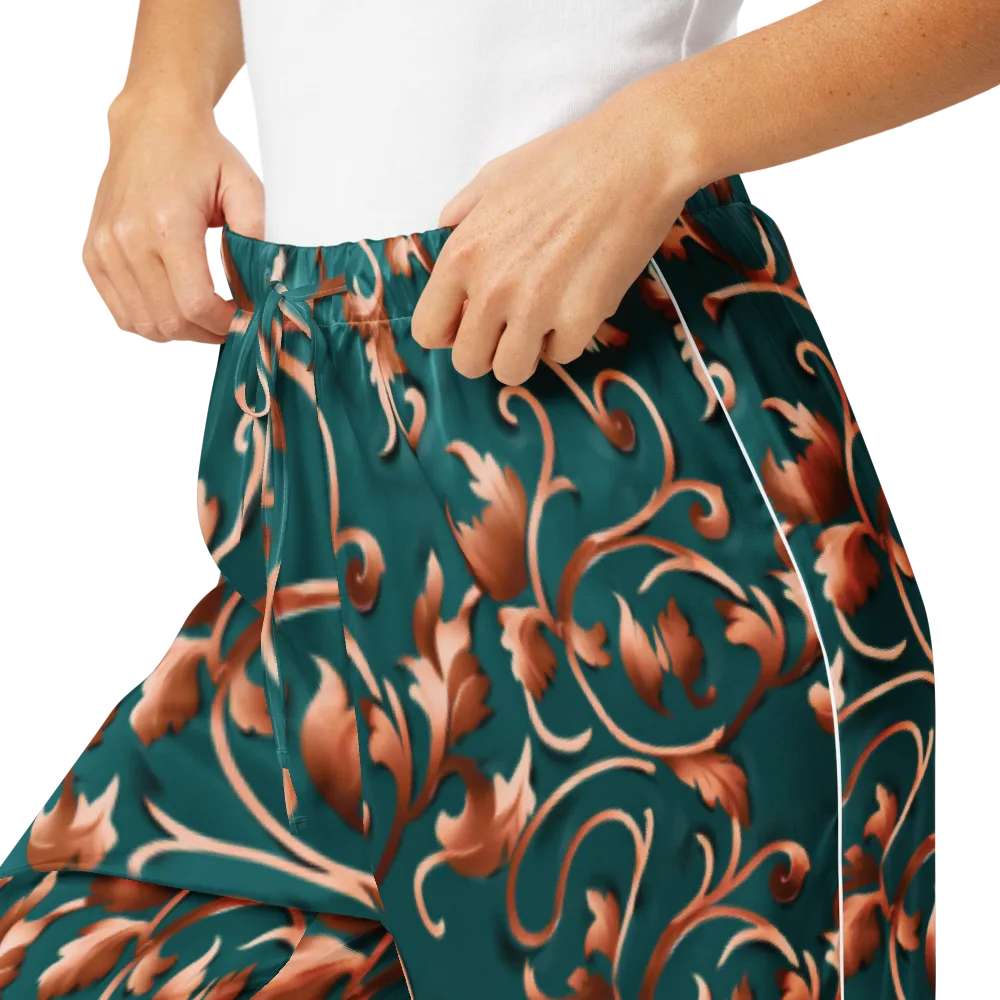 Copper Arabesque on Women's Pajama Pants — Product details