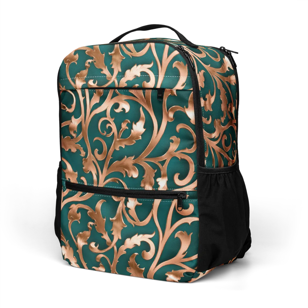 Gilded Verdure on Utility Backpack — Left Front