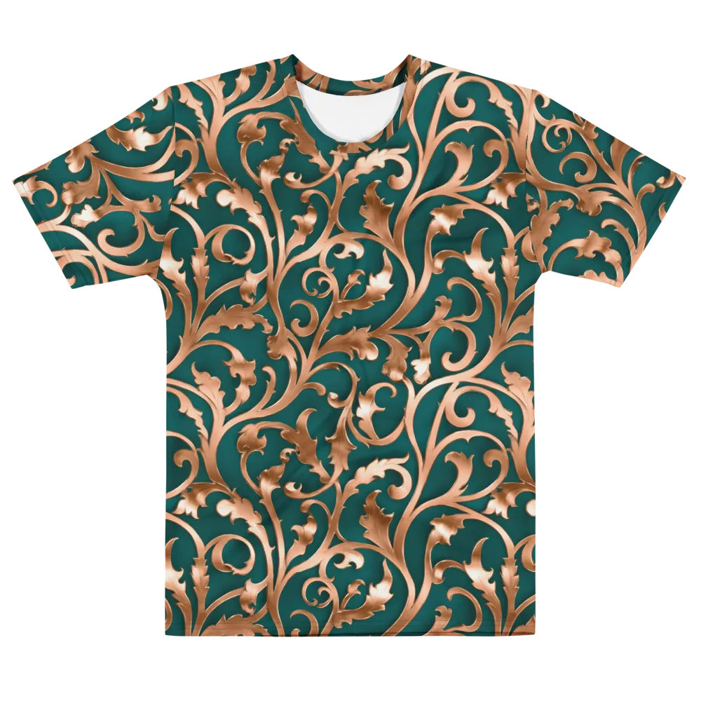 Gilded Verdure on Men's Cotton Crew Neck T-Shirt — Front