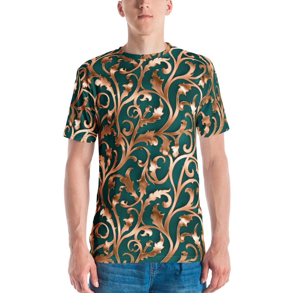 Gilded Verdure on Men's Crew Neck T-Shirt — Front