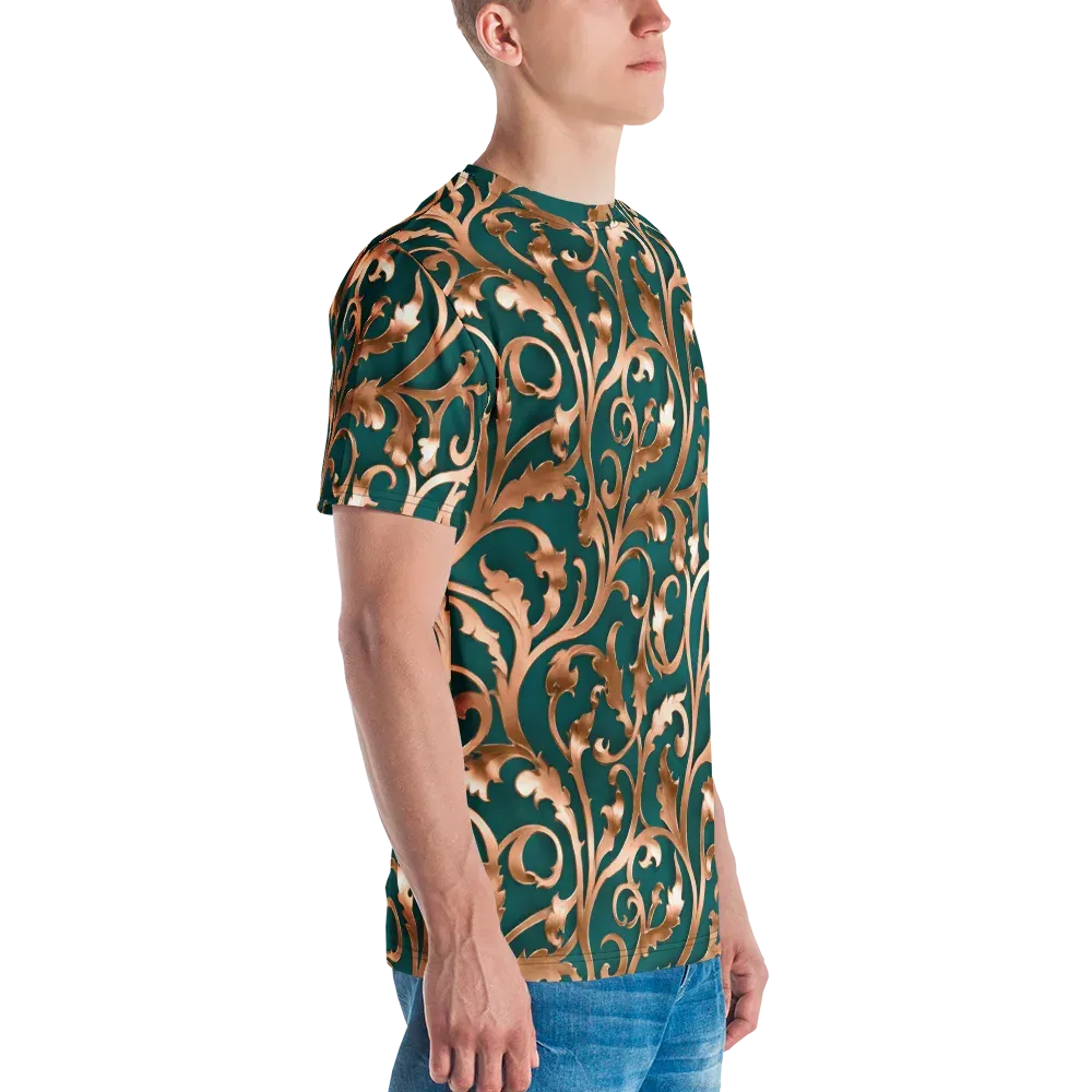 Gilded Verdure on Men's Crew Neck T-Shirt — Right