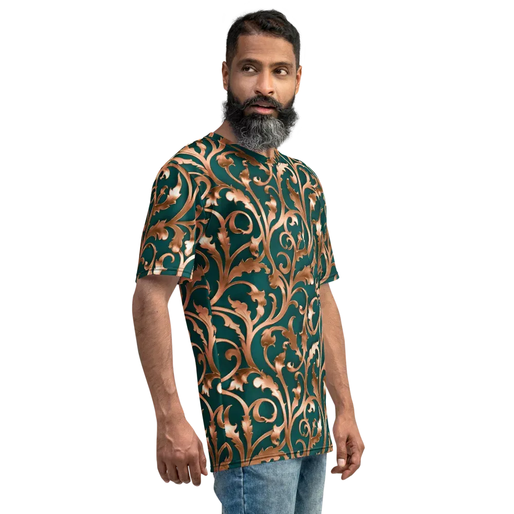 Gilded Verdure on Men's Crew Neck T-Shirt — Right