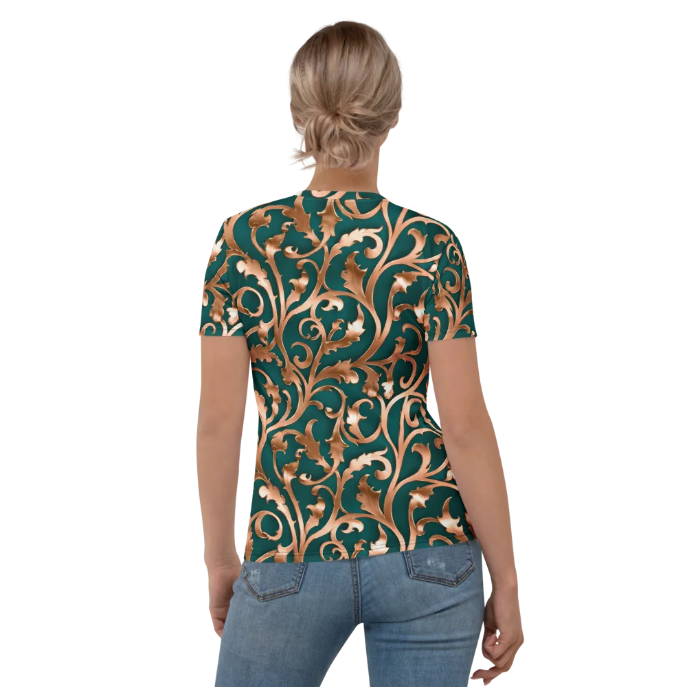Gilded Verdure on Women's Crew Neck T-Shirt — Back
