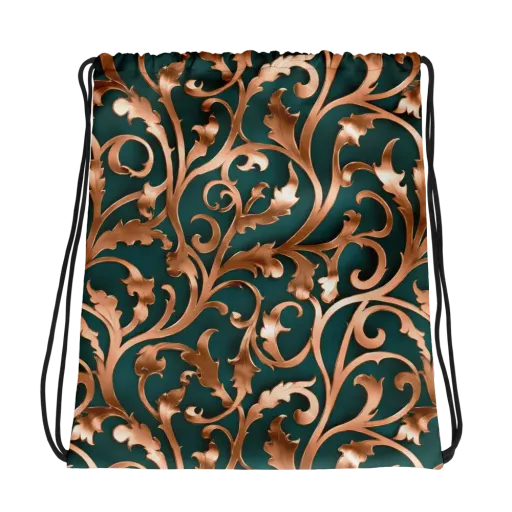 Gilded Verdure on a Drawstring Bag