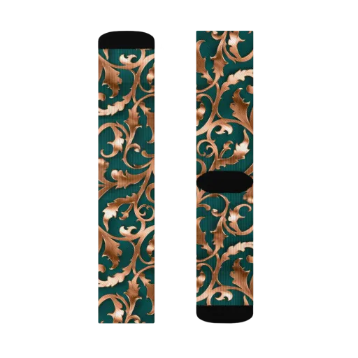 Gilded Verdure on a Socks