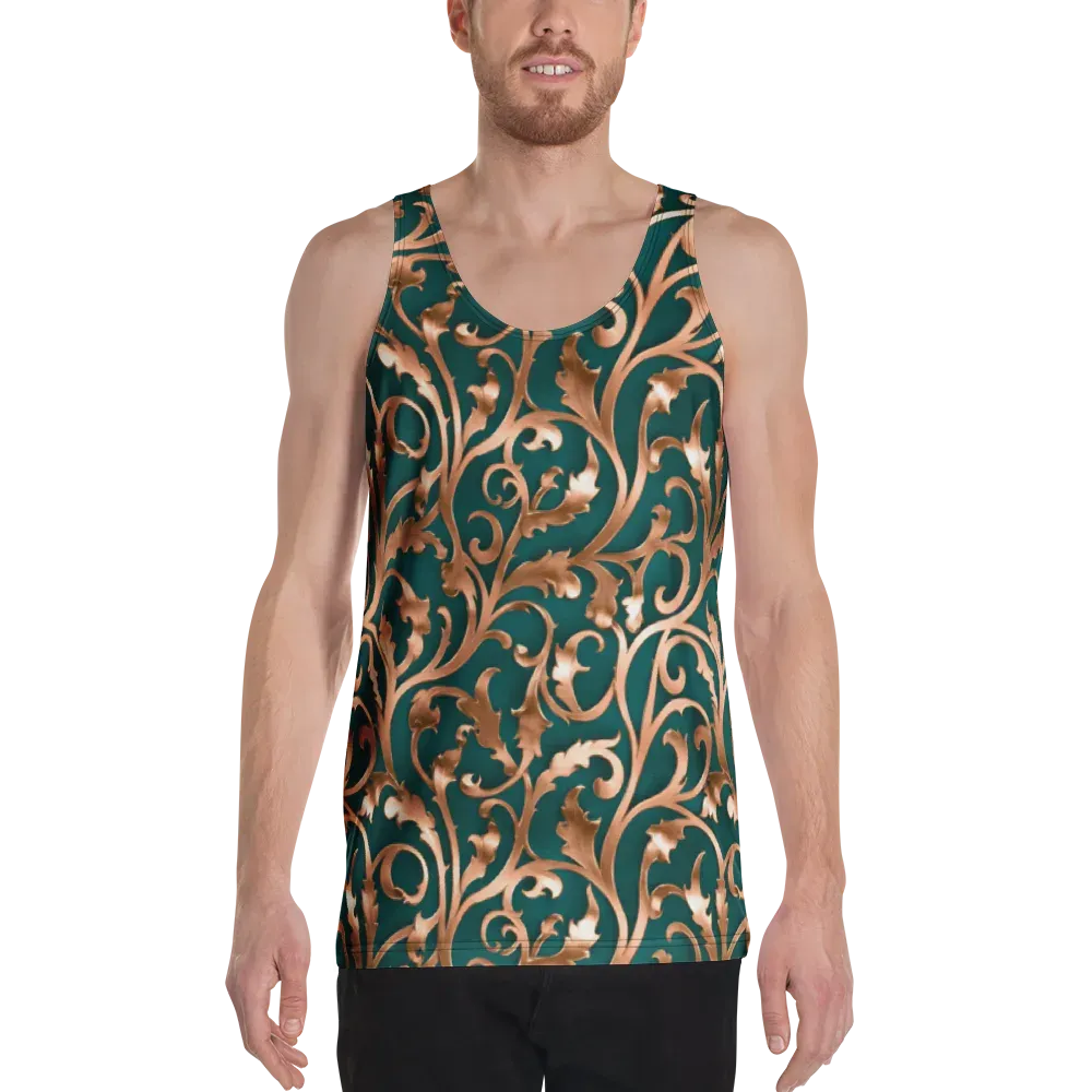 Gilded Verdure on Men's Tank Top — Front